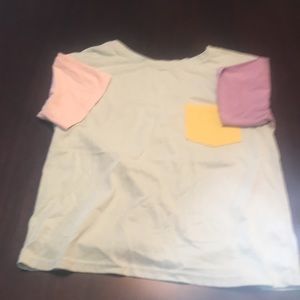 Multicolor aesthetic tee